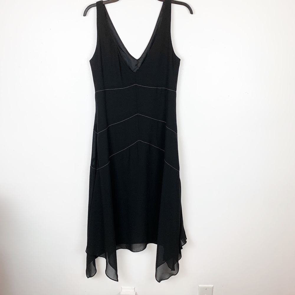 VIVIAN DIAMOND DRESS HANDKERCHIEF HEMLINE SZ M